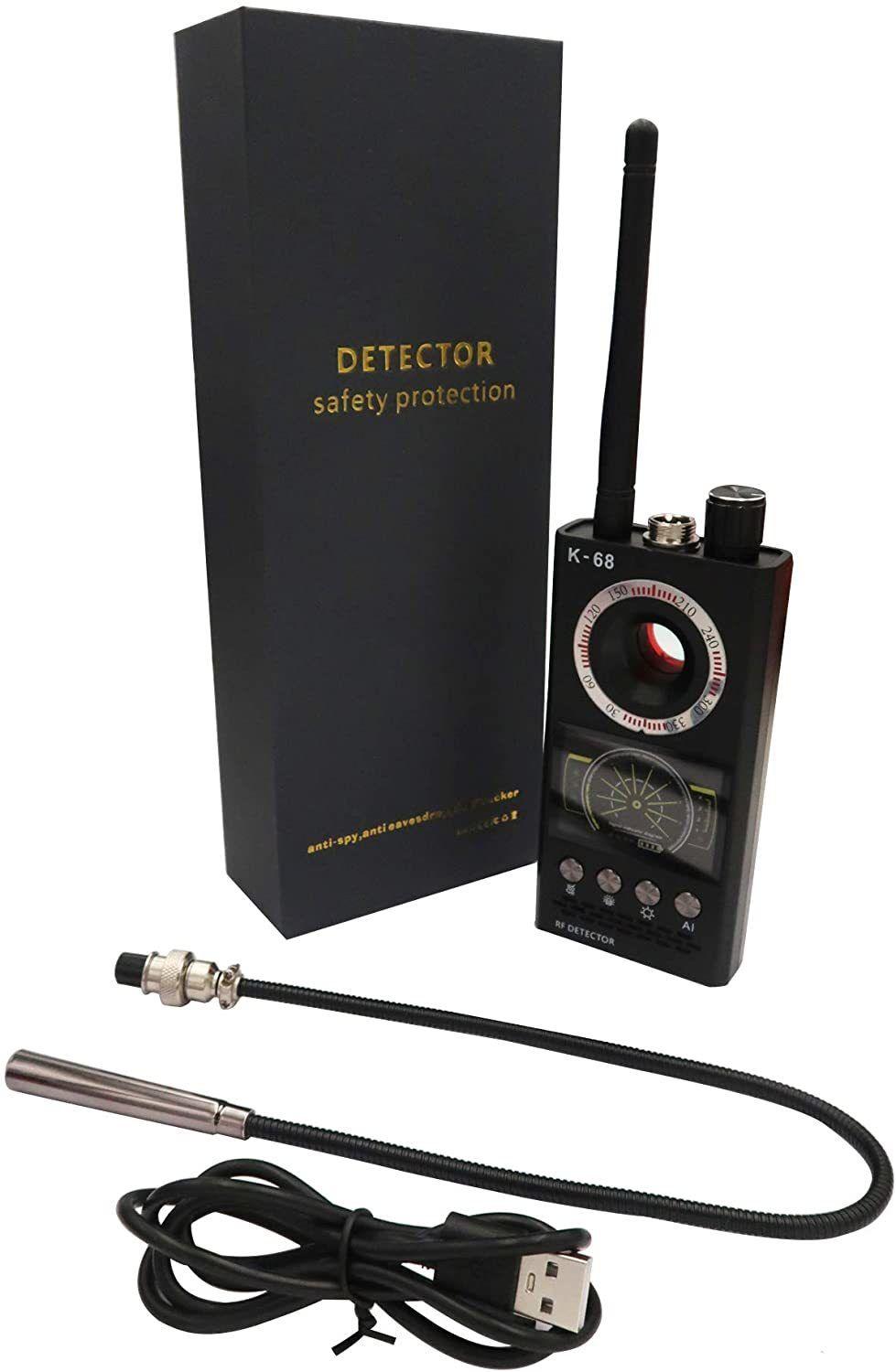 Détecteur de caméra cachée - Détecteur anti-espion portable RF - Détecteur  de signal RF - Appareil d'écoute - Détecteur de caméra - Détecteurs GPS