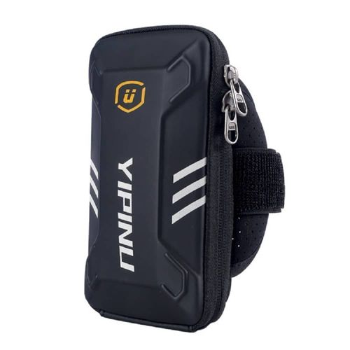 Housse Étui Réfléchissant Étanche Pour Brassard Avec 2 Compartiments Sport Fitness Cyclisme Gym Pour Nokia 230 Microsoft Nokia 230 - Noir - Dfvmobile