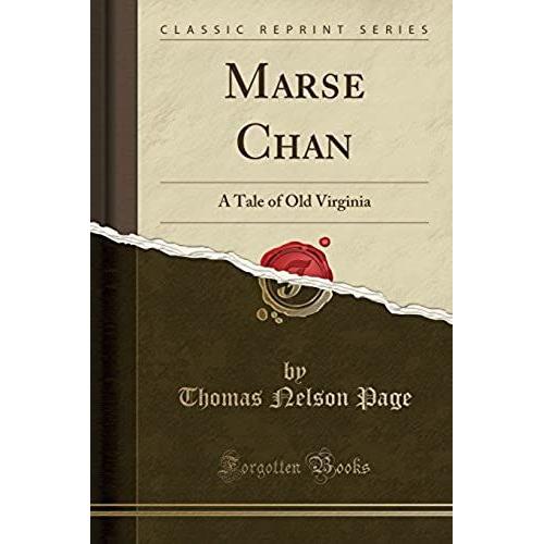 Page, T: Marse Chan