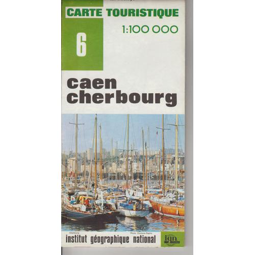 Carte Ign 1:100 000 Caen Cherbourg 6