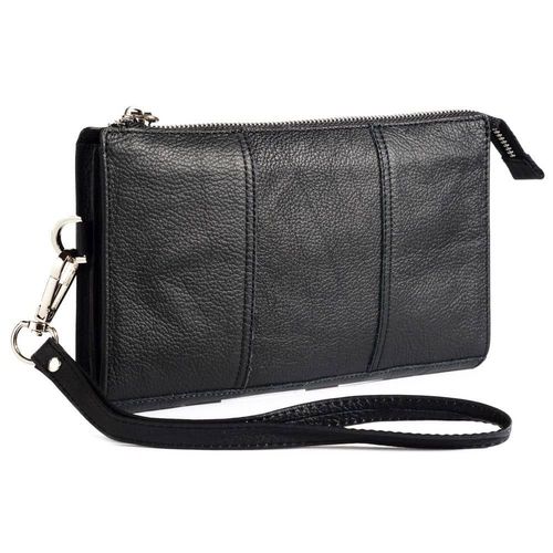 Exclusif Etui Sac À Main En Cuir Véritable Nouveau Design Pour Oneplus 5t - Noir - Dfvmobile