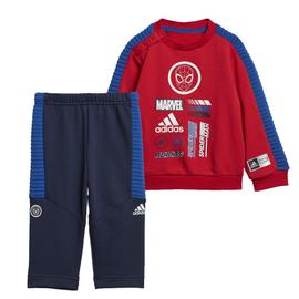 Survetement Rouge Bleu Bebe Adidas Marvel Rakuten