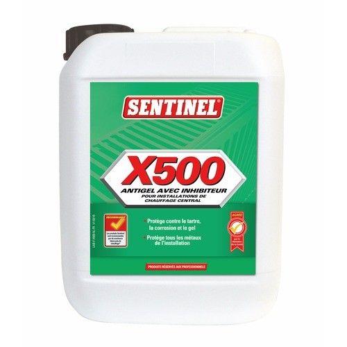 Antigel et inhibiteur X500 pour chauffage central - 20L SENTINEL