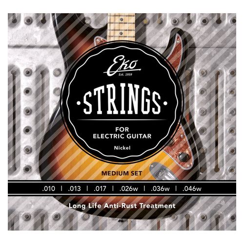 Eko El1046r - Cordes Guitare Electrique 10-46 Regular