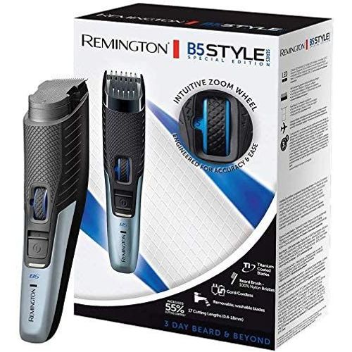 Tondeuse Barbe Sans Fil Avec Lames Titanium Auto-Affûtées Noir