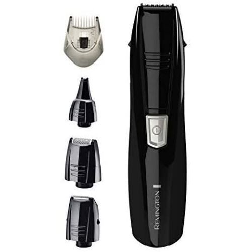 Tondeuse Multifonction 3 En 1 Barbe Nez Oreilles À Piles Gris Noir
