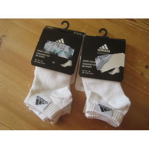 2 Lots De 3 Paires De Chaussettes Adidas Neuves