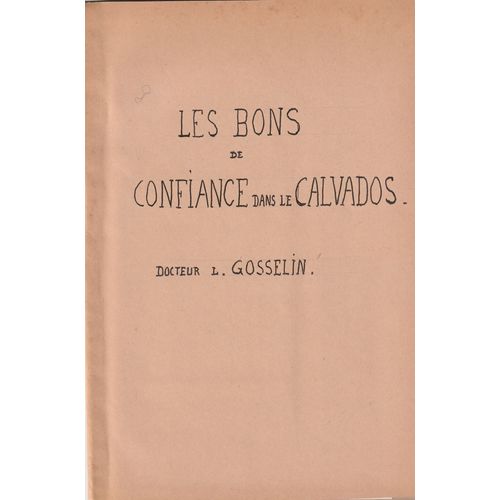 Les Bons De Confiance En Basse Normandie