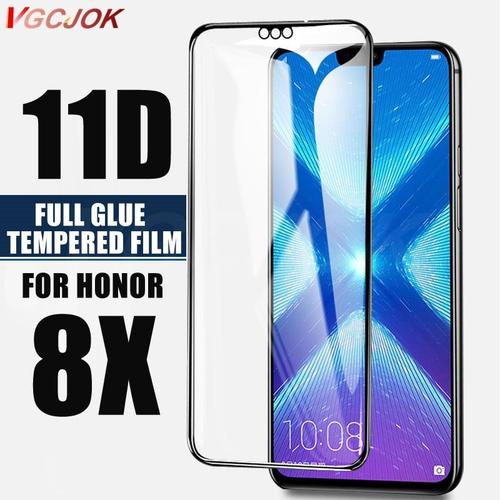 Pleine Colle Verre Trempé Film Pour Huawei Honor 8x - Sjm0115b11177