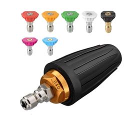 ZVD Nettoyeur Haute Pression à Double Buse Turbo Avec 5 Buses, 4000 PSI Nettoyeur Haute Pression