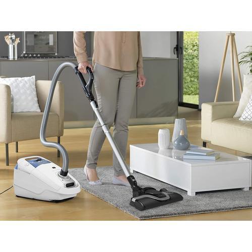 Aspirateur Avec Sac Silence Force De 4,5l 450w Blanc Bleu