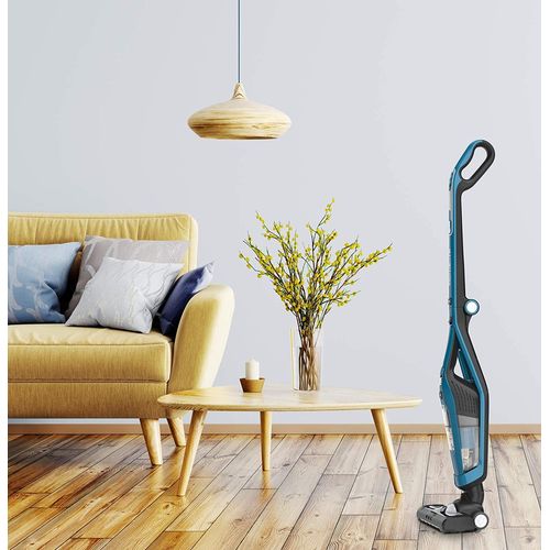 Aspirateur Balai Sans Fil De 0,60l Autonomie Jusqu'à 45 Minutes Bleu Noir