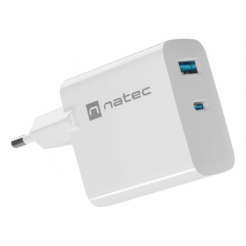 Natec Nuc-2144 Chargeur D'appareils Mobiles Universel Blanc Secteur C
