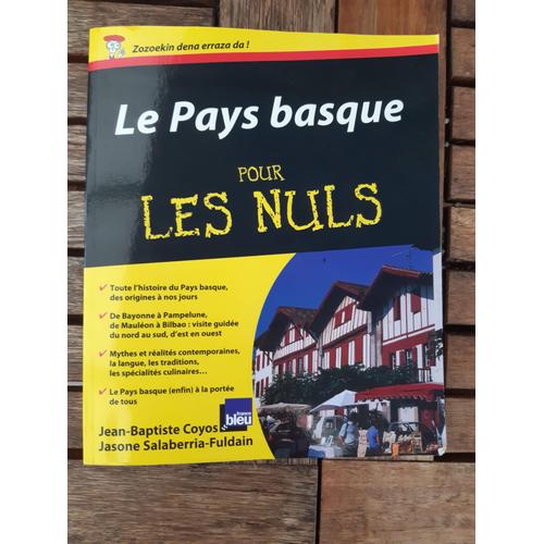 Livre "Le Pays Basque Pour Les Nuls"