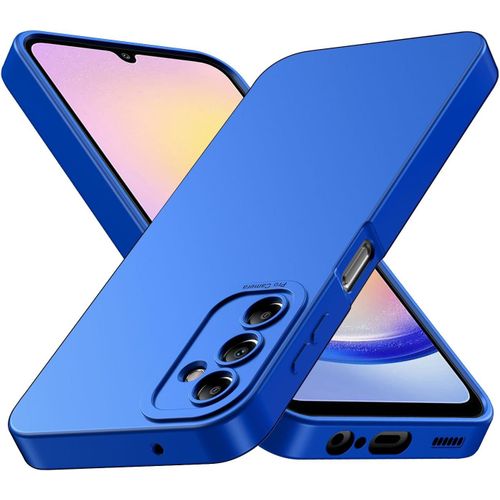 Coque Pour Samsung Galaxy A25 5g, Coque Samsung A25, Housse Etui De Protection En Silicone Souple, Cover Antichoc Avec Protege De Camera, Pour Samsung A25 5g Tpu Bleu