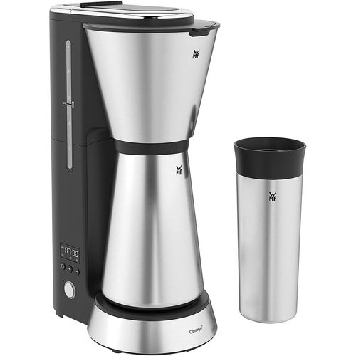 Cafetière Électrique Avec Écran Lcd Et Minuterie 760w Gris Noir