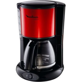 Cafetière Électrique De 1,25l Pour 10 A 15 Tasses 1000w Rouge Noir