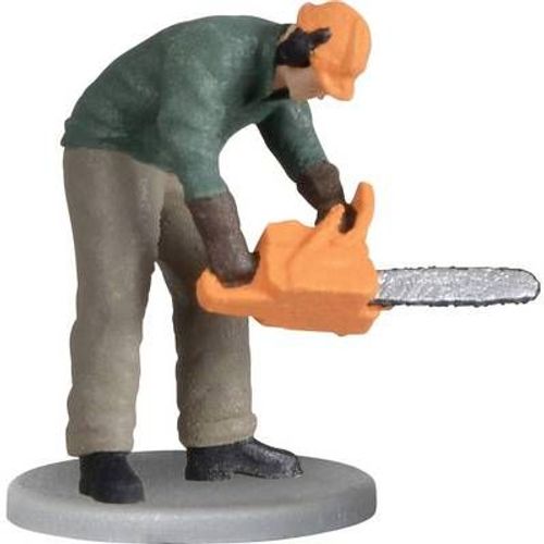 Viessmann 1548 Figurine Animée H0 Ouvrier Forestier Avec Tronçonneuse À Chaîne-Viessmann