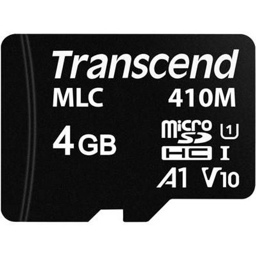 Transcend 410M - Carte mémoire flash - 4 Go - A1 / Video Class V10 / UHS-I U1 / Class10 - micro SD