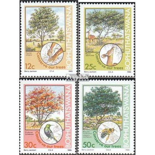 Bophuthatswana 144-147 (Complète Edition) Neuf Avec Gomme Originale 1985 Conservation Le Arbres