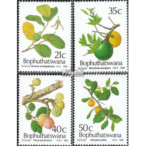 Bophuthatswana 257-260 (Complète Edition) Neuf Avec Gomme Originale 1991 Fruits Wildfrüchte