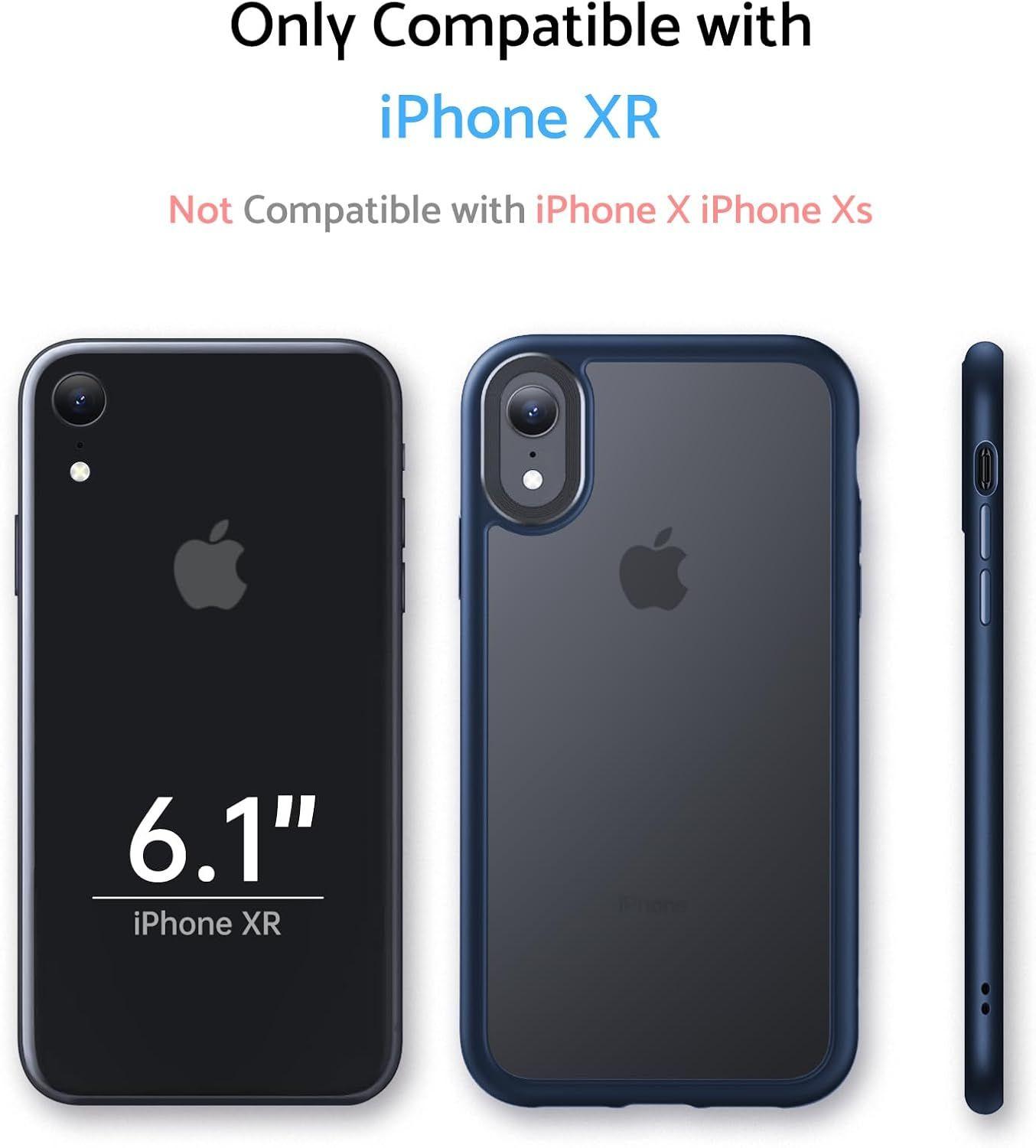 Coque Pour Iphone Xr, tui Mat Antichoc En Silicone Tpu, Hou... - 8