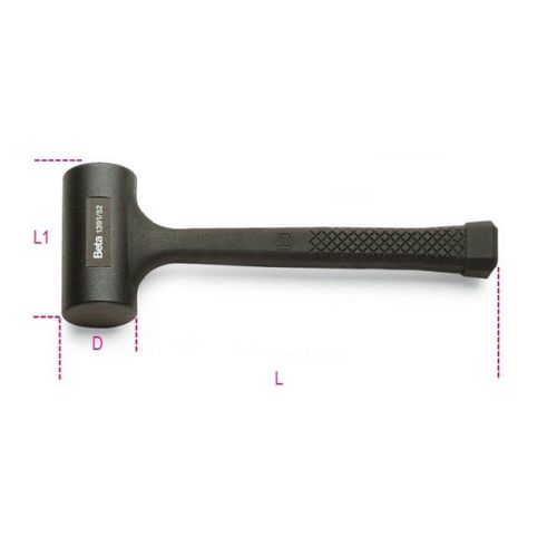 Beta 13910135 Maillet sans rebond monobloc