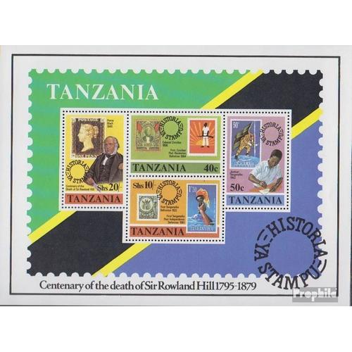 Tanzanie Bloc 20 (Complète.Edition.) Neuf Avec Gomme Originale 1980 Rowland Hill