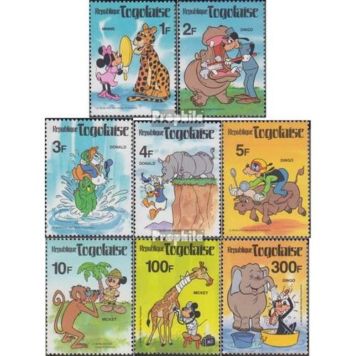 Togo 1468-1475 (Complète Edition) Neuf Avec Gomme Originale 1980 Walt-Disney-Monde