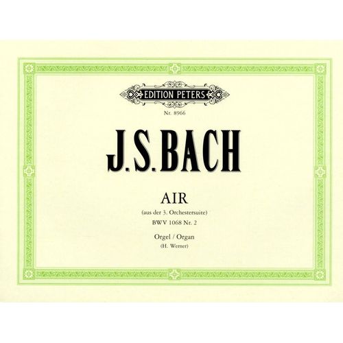 Air D-Dur (Aus Der Orchestersuite Nr. 3) D-Dur Bwv 1068 Nr 2