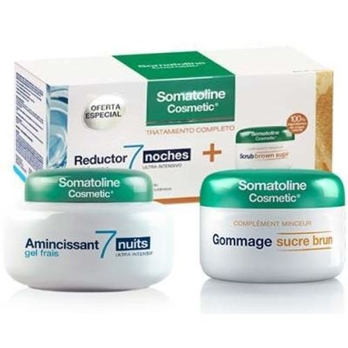 Somatoline Reducer Gel Fresh 7 Nights 400ml + Scrub Brown Sugar 350g 