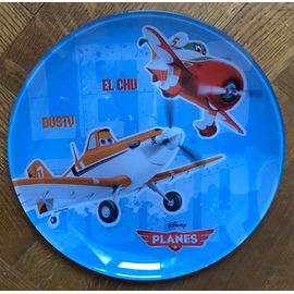 Assiette En Verre Planes, El Chu, Dusty, Walt Disney, Dessin Animé, Animation, Avion, Aviation