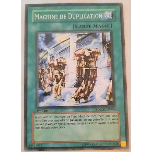 Yu Gi Oh Sdmm Fr026 Machine Duplication 1st Edition