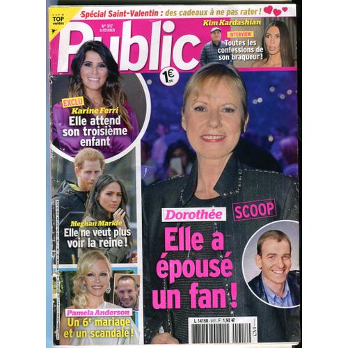 Public - N°917 : Dorothée - Elle A Epousé Un Fan !