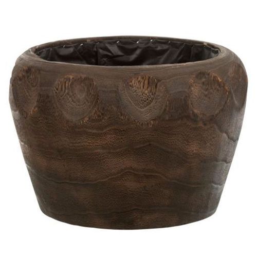 Cache-Pot En Bois "Thibo" 29cm Marron