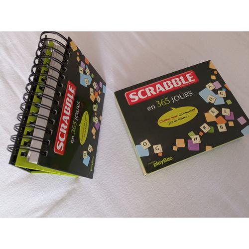 Scrabble En 365 Jours - Play Bac - Livre À Spirale