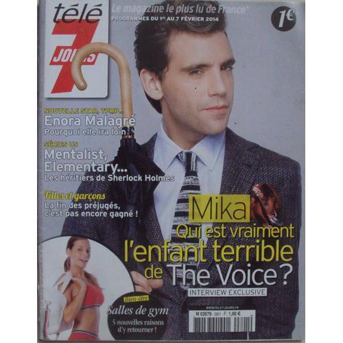 Tele 7 Jours . Cover Mika Et 3 Pages.