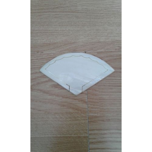 Miroir De Poche Pliant Nacré - 13 Cm X 7,5 Cm Blanc