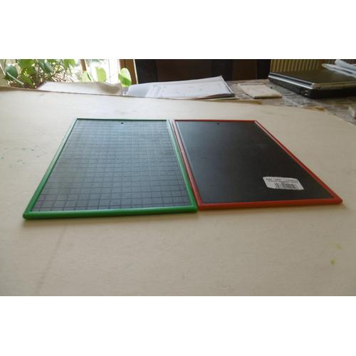 Lot De 2 Ardoises Plastique 15x23 J.P.C. 122012