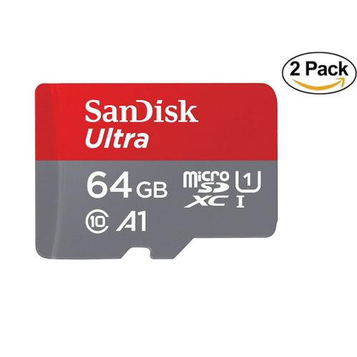 2PCS Sandisk Ultra 64 Go Micro SD SDXC Class 10 UHS-I 120Mb/s