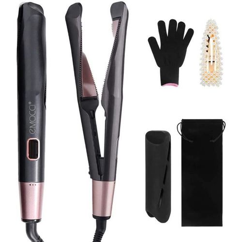 Lisseur Boucleur Cheveux Fer A Lisser Céramique Tourmaline Lisseur Pour Cheveux Bouclés Lisseur Cheveux Pour Lissage & Bigoudi Et Va