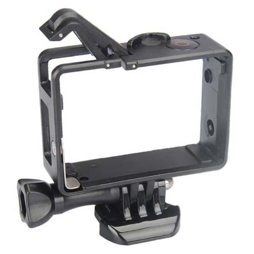 vhbw Cadre de protection compatible avec GoPro Hero Fusion caméra d'action - plastique, noir