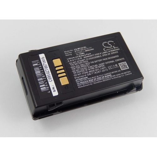 vhbw batterie remplace Motorola BTRY-MC32-01-01 pour scanner de code-barres POS (4800mAh, 3,7V, Li-Ion)