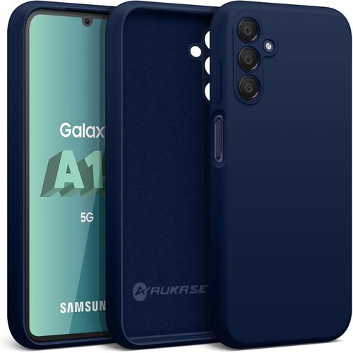Coque Pour Samsung Galaxy A15, Coque Samsung A15 5g, Housse En Silicone De Qualité, Protection Avec Microfibre Douce Antichoc, Etui Pour Sil Bleu, Samsung A15 5g/4g
