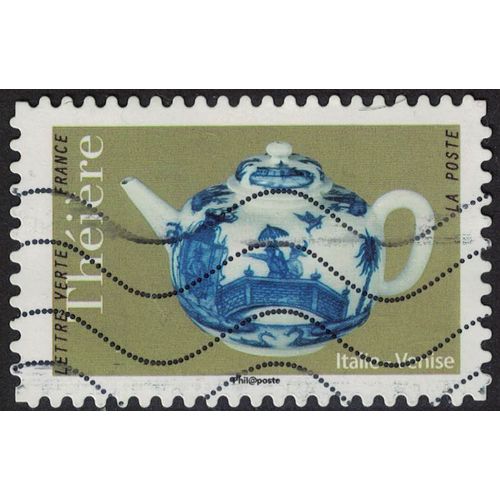 France 2018 Oblitéré Used Théière Italie Venise Y&t 1627