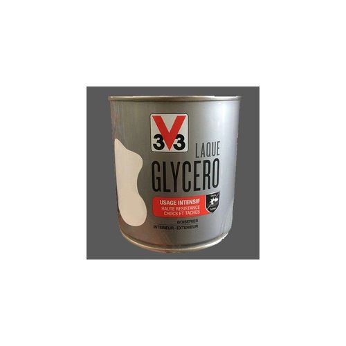V33 Laque Glycéro Brillant Gris ardoise n°7 0,5 L