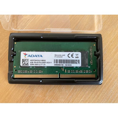 Kit de 8 Go (2x4 Go) de RAM Adata DDR4 2400