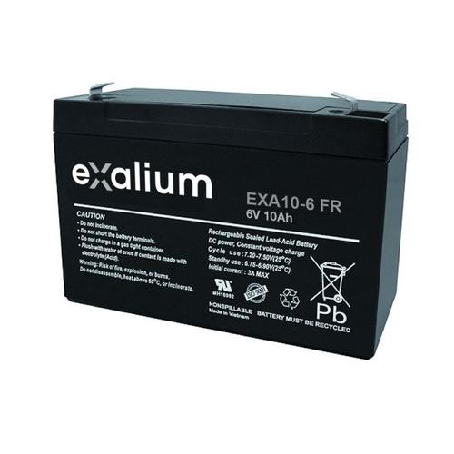 Batterie plomb 6V 10Ah V0 Exalium EXA10-6FR