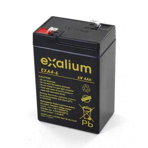 Batterie Plomb 6V 4Ah Exalium EXA4-6