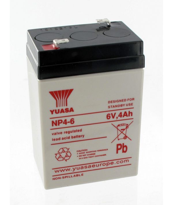 Batterie plomb 6V 4Ah OVA51023E pour TOPLUX